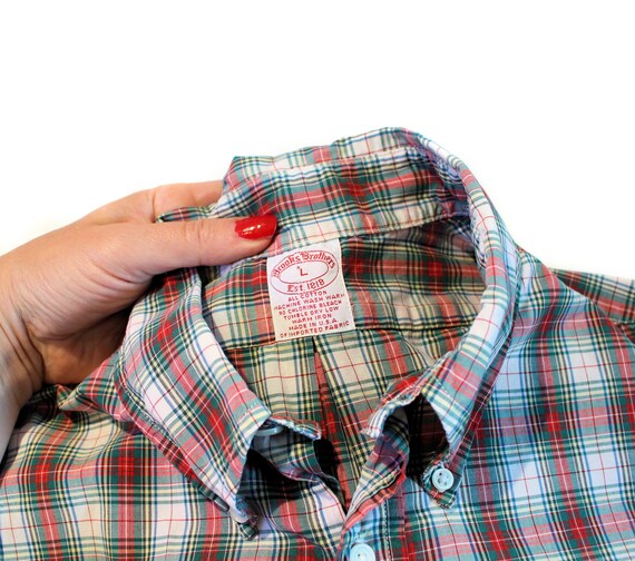 80s Brooks Brothers Shirt L XL Vintage 