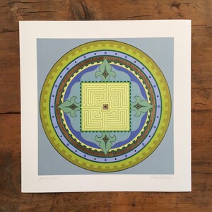 Mandala Art Print &#39;Journey Home&#39;