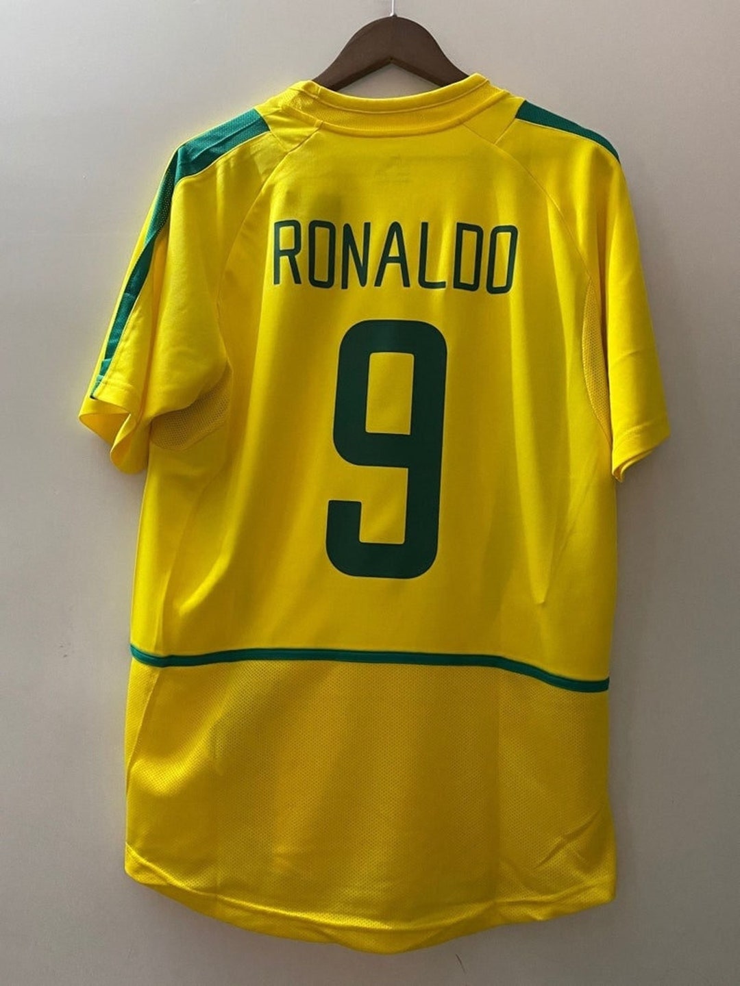 Brazil 2002 Home Retro Kit Football Jersey World Cup Korea Japan 02 ...