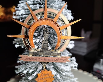 Statue of Liberty Ellis Island copper ornament