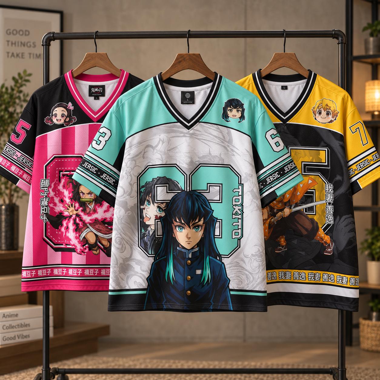 Anime Jersey Shirt - Etsy