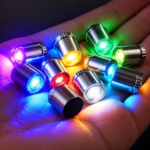 10Pcs Mini LED Lights – Battery Powered Colorful Miniature Bulbs for Dollhouse, Lanterns, DIY Crafts, Fairy Gardens & Model Decorations