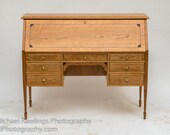 Figured Cherry Drop Front Secretary Bob 39 s Desk II