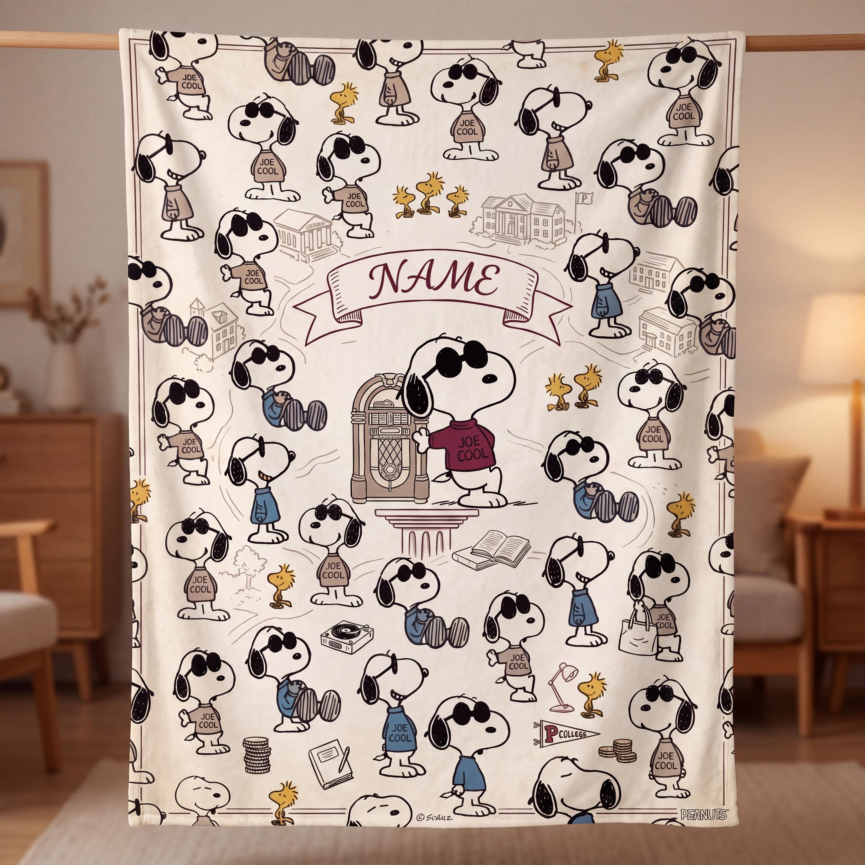 Snoopy Peanuts Bedspread - Etsy