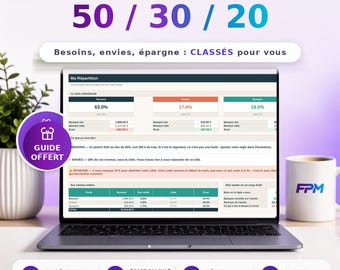 50/30/20-budget (Excel, Frans), 3-puntenregel, toewijzing van behoeften/wensen/besparingen, Google Sheets