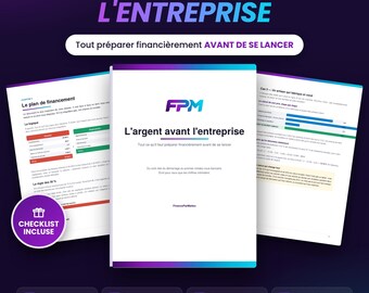 Business Creation Book PDF French, 48 Pages on Financing, Forecasting, Pricing and Banking