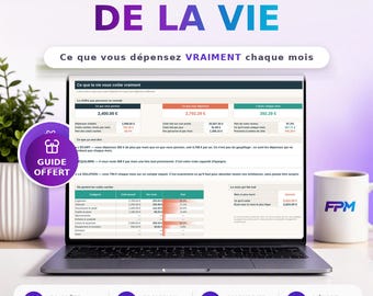 Calculator voor verborgen kosten in Excel, vergeten jaarlijkse uitgaven, maandelijkse voorziening en vervaldatumkalender