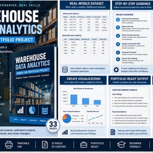 Complete Data Analyst Toolkit | SQL Python Pandas Workbooks + Portfolio Project | Beginner Data Analytics Bundle image 4