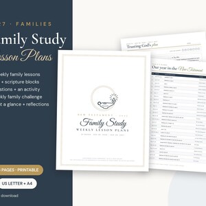 Come Follow Me 2027 New Testament Family Study Lesson Plans, 52 Weekly Lessons, Family Home Evening Printable, Scripture Study Guide