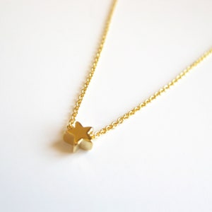 Gold Star Necklace, Dainty Gold Necklace, Christmas Gift For Her, Personalized Mothers Day Gift, Mom, Sister,  Tiny Star Necklace