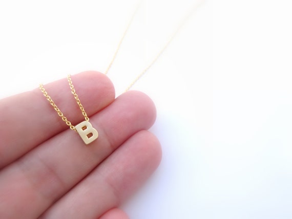 Diamond - B - Necklace | 9ct Gold - Gear Jewellers