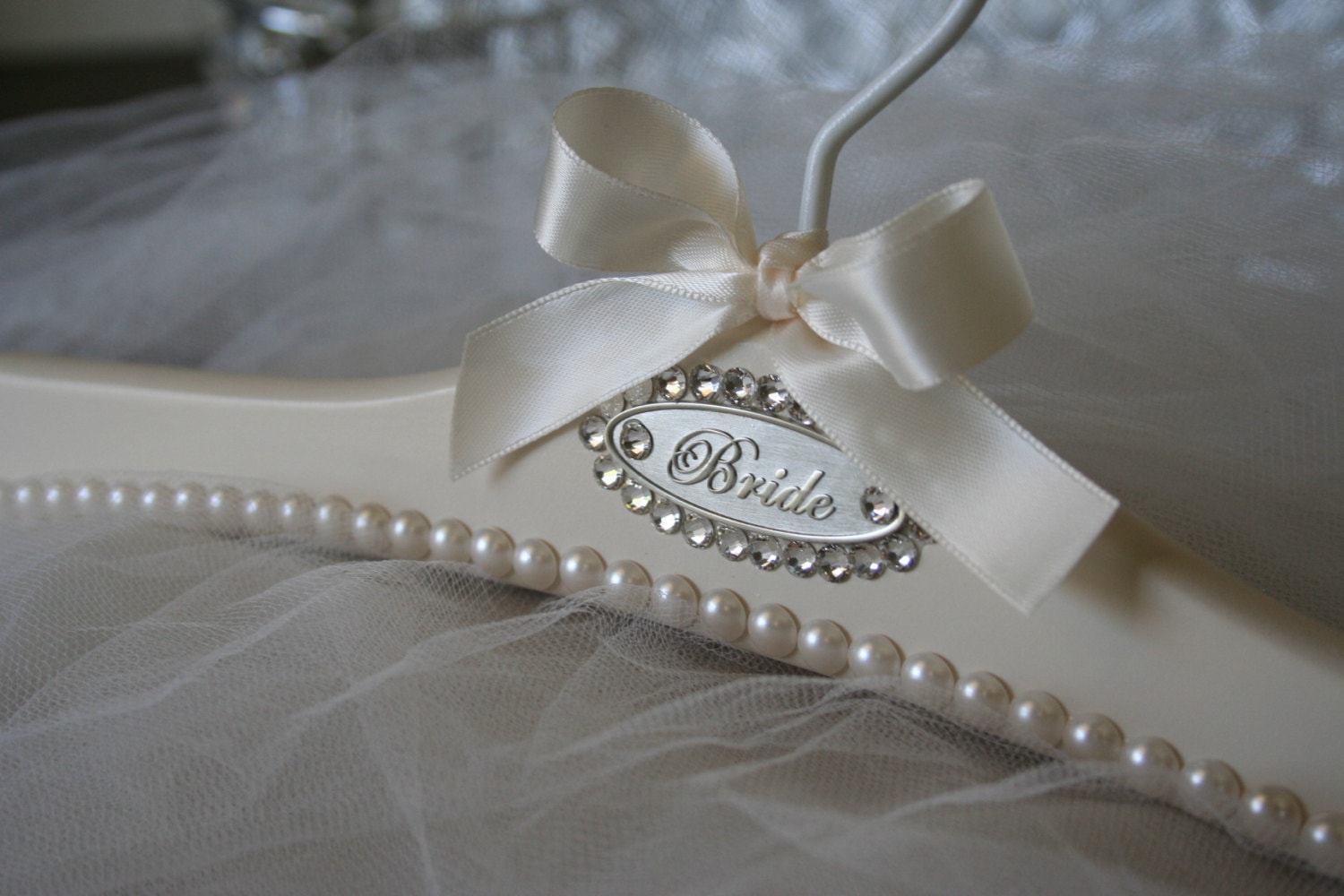 Wedding Dress Hanger Personalized Bridal Hanger Swarovski