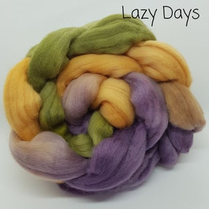 Wool Roving- Lazy Days Discontinued