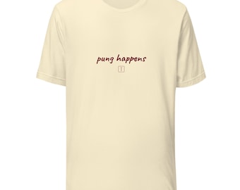 T-shirt Mahjong Pung Happens, coton naturel