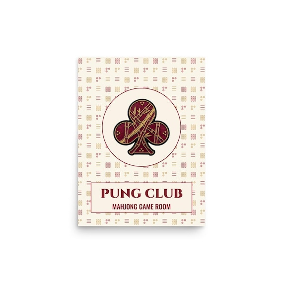 Mahjong Game Room Poster