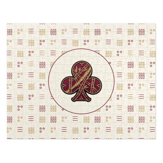 Mahjong Jigsaw Puzzle in a Tin