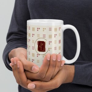 Mahjong Mug | Bamboo Tile Pattern Ceramic Coffee Mug | Pung Club