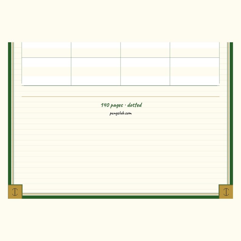 Cuaderno de espiral para mahjong con cubierta de bambú y páginas punteadas. imagen 4