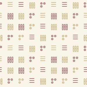 Mahjong hand towel with bamboo tile pattern and Pung Club emblem