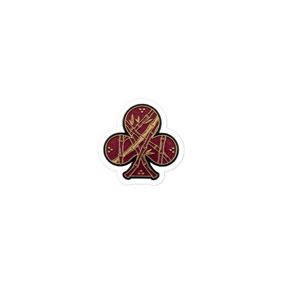 Mahjong Bamboo Tile Vinyl Sticker