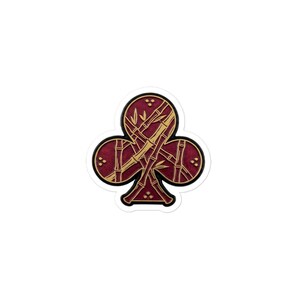 Pung Club Bamboo Emblem Sticker | Mahjong Streetwear