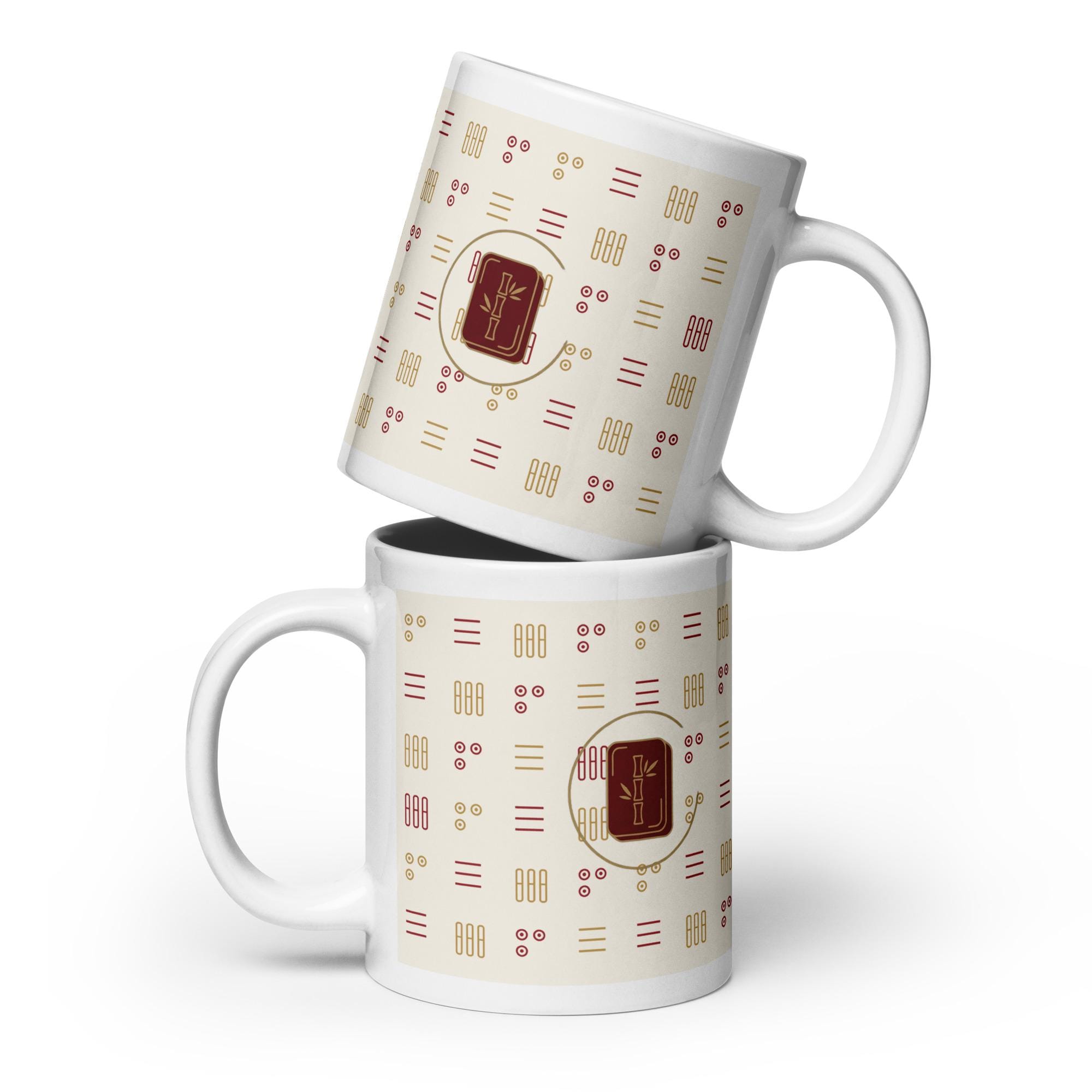 Mahjong Bamboo Tile Ceramic Coffee Mug