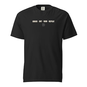 Crack Dot Bam Repeat T-Shirt Black Espresso | Pung Club Mahjong Streetwear