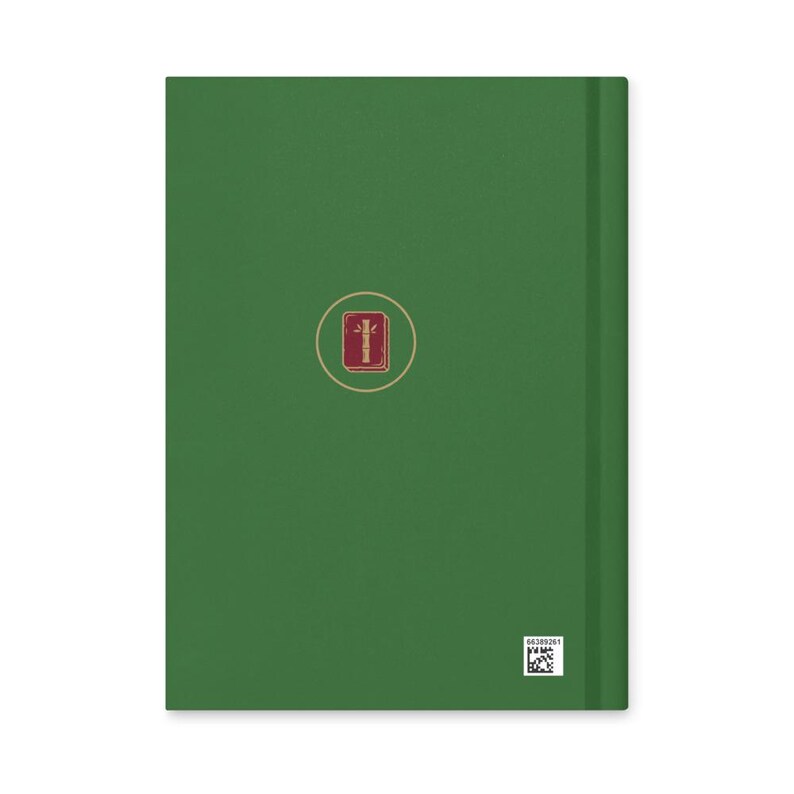 Mahjong hardcover journal with bamboo tile cover