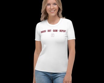 Bamboo Pattern All-Over Print Women T-Shirt | Pung Club Mahjong Streetwear