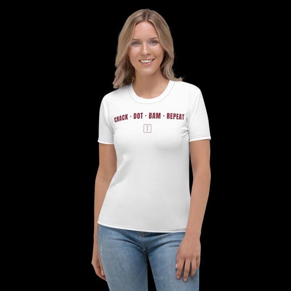 Bamboo Pattern All-Over Print Women T-Shirt