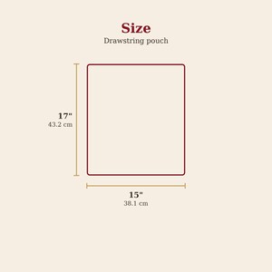 Mahjong Drawstring Pouch, Bamboo Tile Pattern Bag image 4