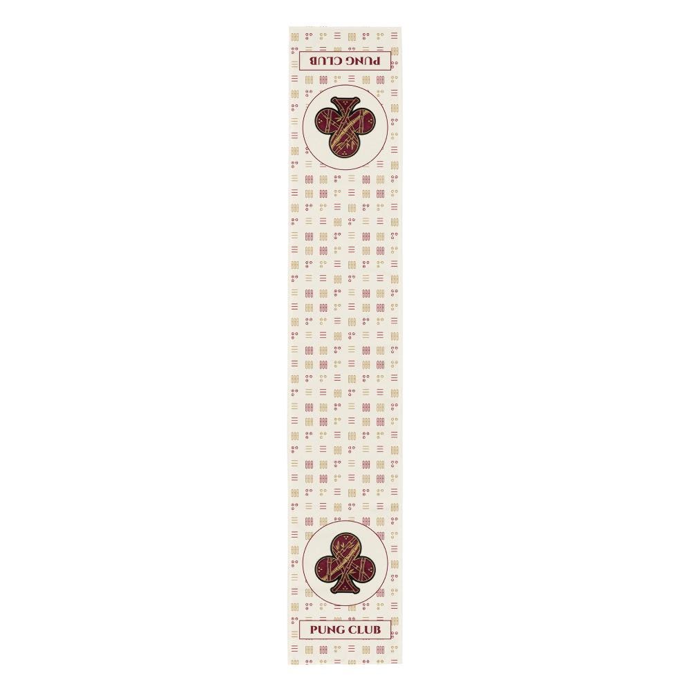 Mahjong Table Runner with Bamboo Tile Pattern