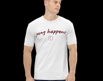 T-Shirt mit Bambusmuster und Allover-Print | Pung Club Mahjong Streetwear