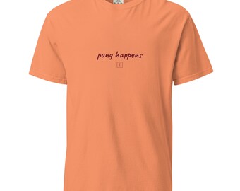 Pung Happens T-Shirt Terracotta Ivory | Pung Club Mahjong Streetwear