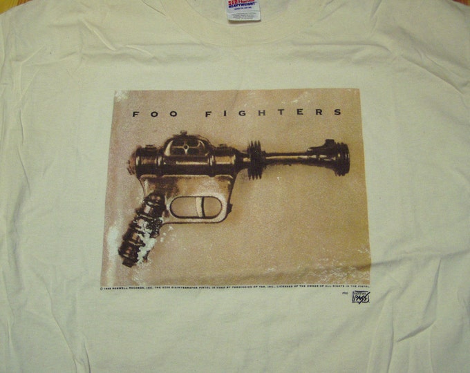 Foo Fighters 90s T Shirt Original Licenced Dead Stock W Tags Etsy