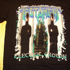 Testament The Ritual Tour T-Shirt 1992 Dead Stock Licensed Tags Ritual Tour TShirt Testament Tour Shirt metal tour shirt image 1