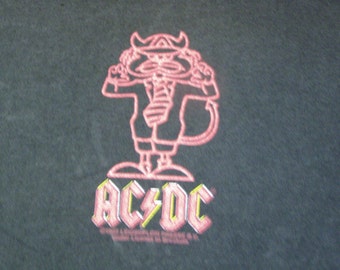 AC/DC LIVE Razors Edge Tour T-Shirt 1990 DeadStock Licensed, acdc tour tshirt, t shirt, rock tour tshirt, angus young, back in black