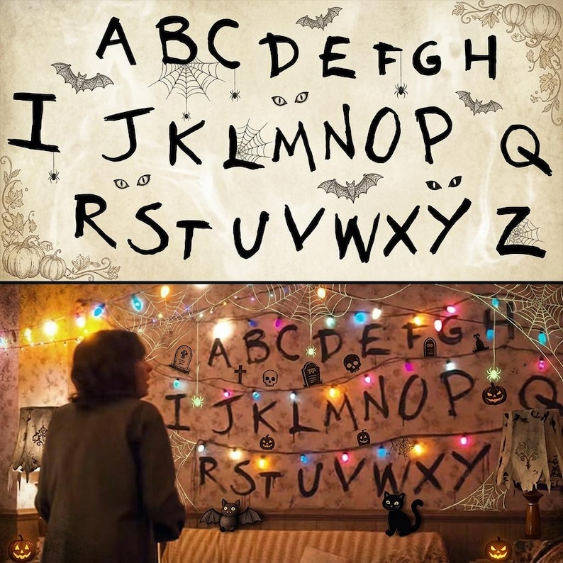 Halloween Font, Spooky Horror Typeface, Creepy Scary Alphabet, Gothic ...