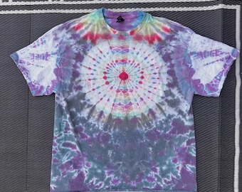 Rainbow combo - combo Mandala/pleat/Scrunch dye (Adult XL)