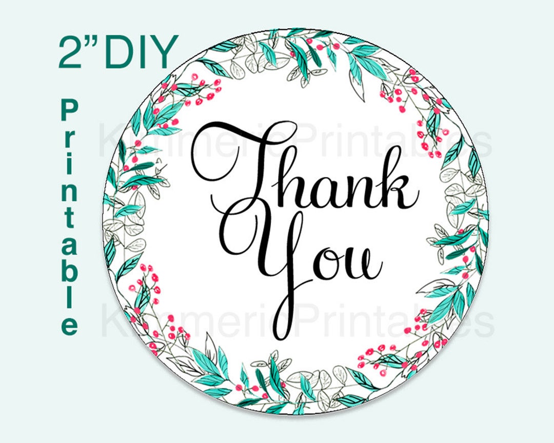 2 THANK YOU ~ Printable ~ Labels ~ Stickers ~ Tags~instant Download 2 THANK YOU ~ Printable ~ Labels ~ Stickers ~ Tags~instant Download