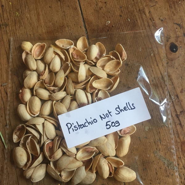 Pistachio nut shells including bag 50 grams