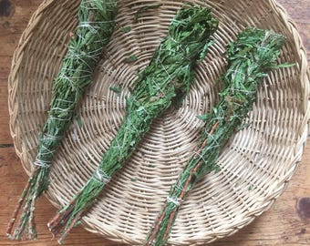 Cedar smudge stick
