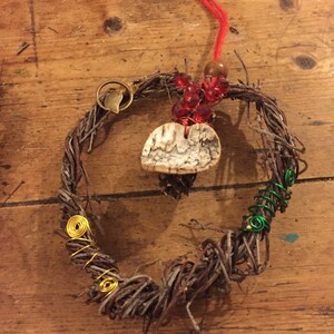 Birch twig heart