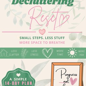 Busy Mum’s Decluttering Reset Planner | Home Organisation | Declutter & Reset | Print at Home