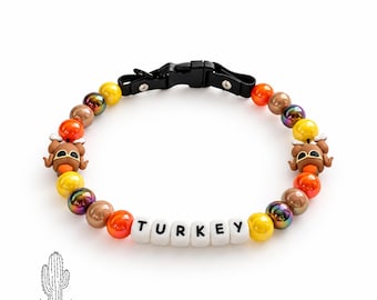 Thanksgiving Turkey Pet Necklace Collar