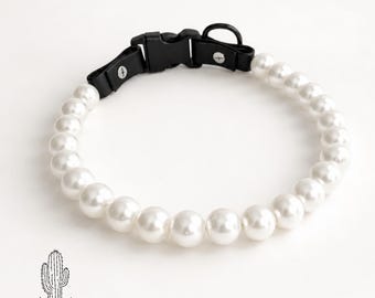 Faux Pearl Pet Necklace Collar for Wedding: Dog of Honor