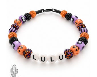 Halloween Pet Necklace Collar: Personalized Custom Pet Collar