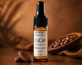 Huile Essentielle de Cacao BIO du Pérou — Extrait Aromatique Naturel de Cacao Chuncho — Parfum Sensuel