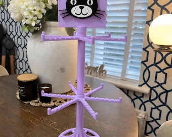 Lavender JellyCat Style Keychain Display Stand