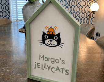 Sage JellyCat style nameplate. Add any name